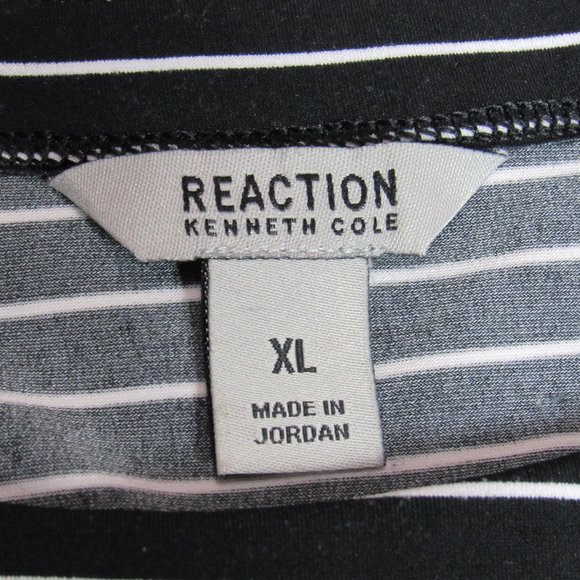 Kenneth Cole Reaction Black and White Striped Dress - Picture 9 of 9